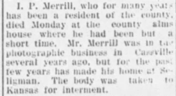 IP Merrill obit